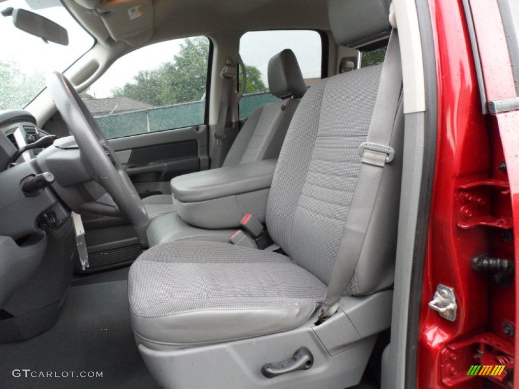 2008 Ram 1500 Lone Star Edition Quad Cab 4x4 - Inferno Red Crystal Pearl / Medium Slate Gray photo #36
