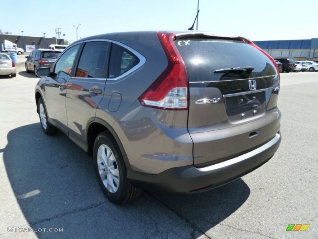 2012 CR-V EX 4WD - Urban Titanium Metallic / Black photo #3