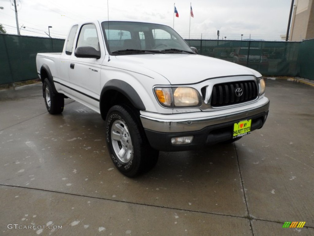 2003 Tacoma PreRunner Xtracab - Super White / Oak photo #1