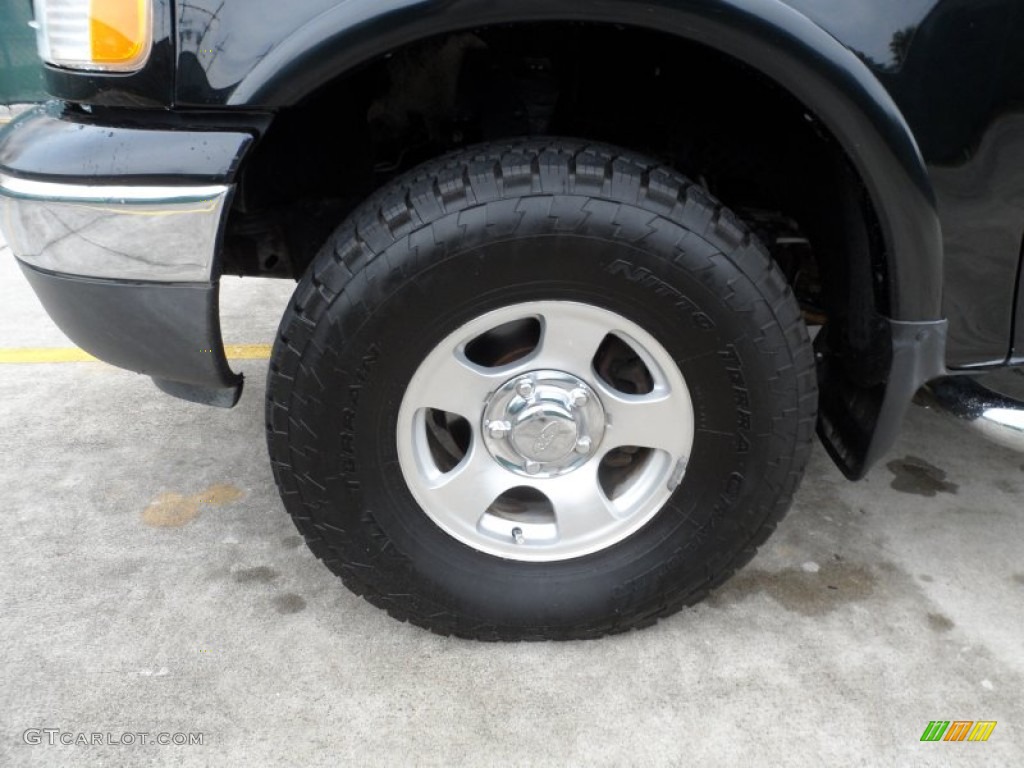 2003 F150 XLT SuperCab 4x4 - Black / Medium Graphite Grey photo #11