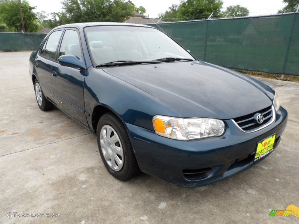 2001 Corolla LE - Indigo Ink Blue Pearl / Pebble Beige photo #1