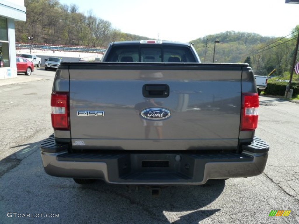 2004 F150 STX SuperCab 4x4 - Dark Shadow Grey Metallic / Dark Flint photo #3