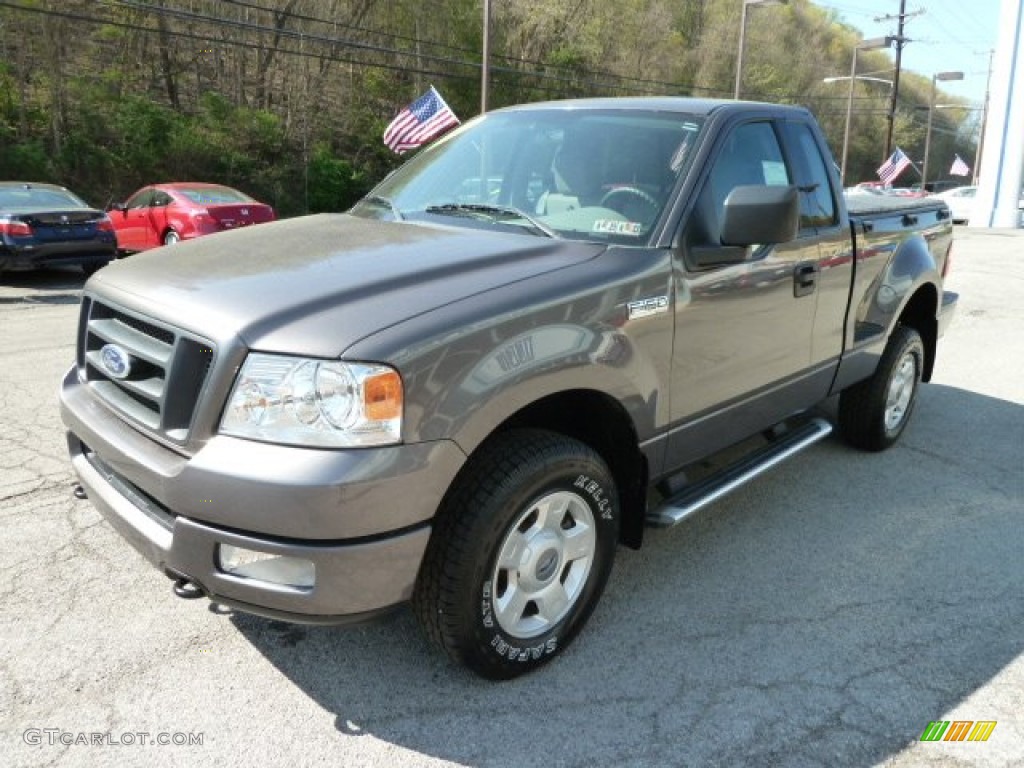 Dark Shadow Grey Metallic 2004 Ford F150 STX SuperCab 4x4 Exterior Photo #63907676