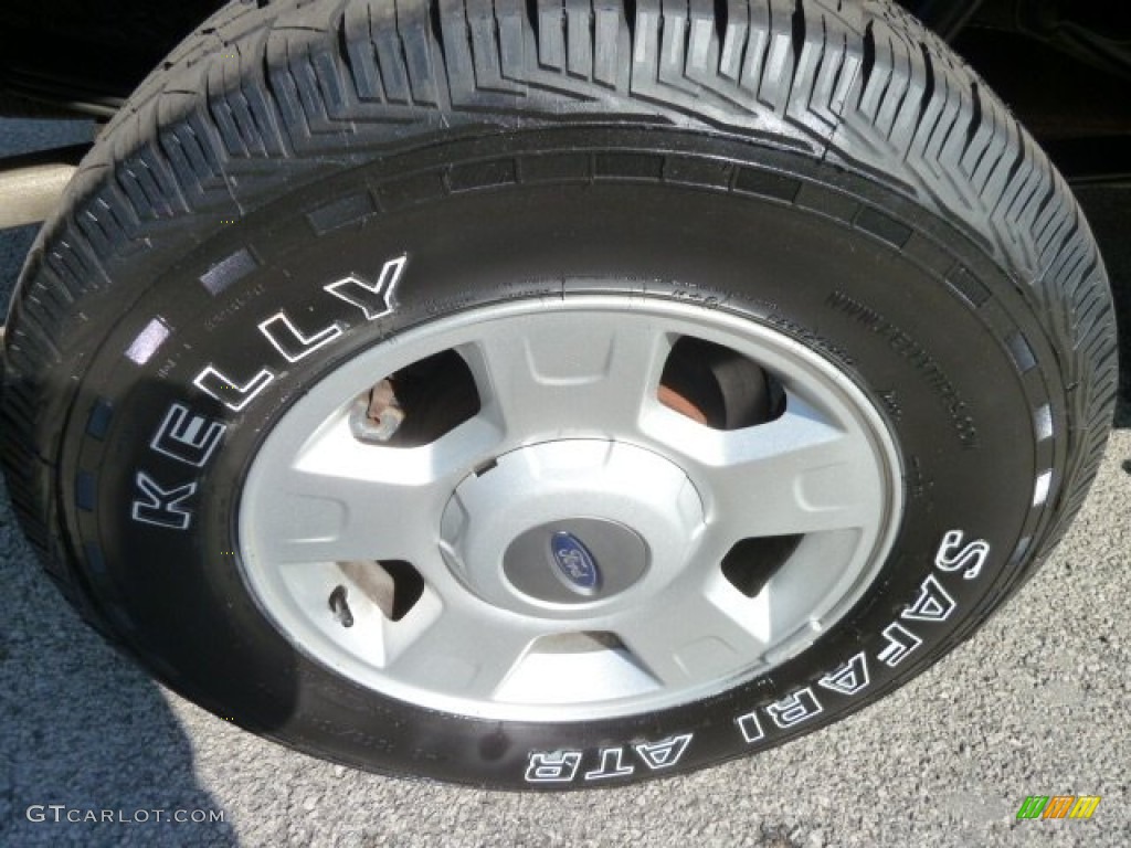 2004 F150 STX SuperCab 4x4 - Dark Shadow Grey Metallic / Dark Flint photo #13