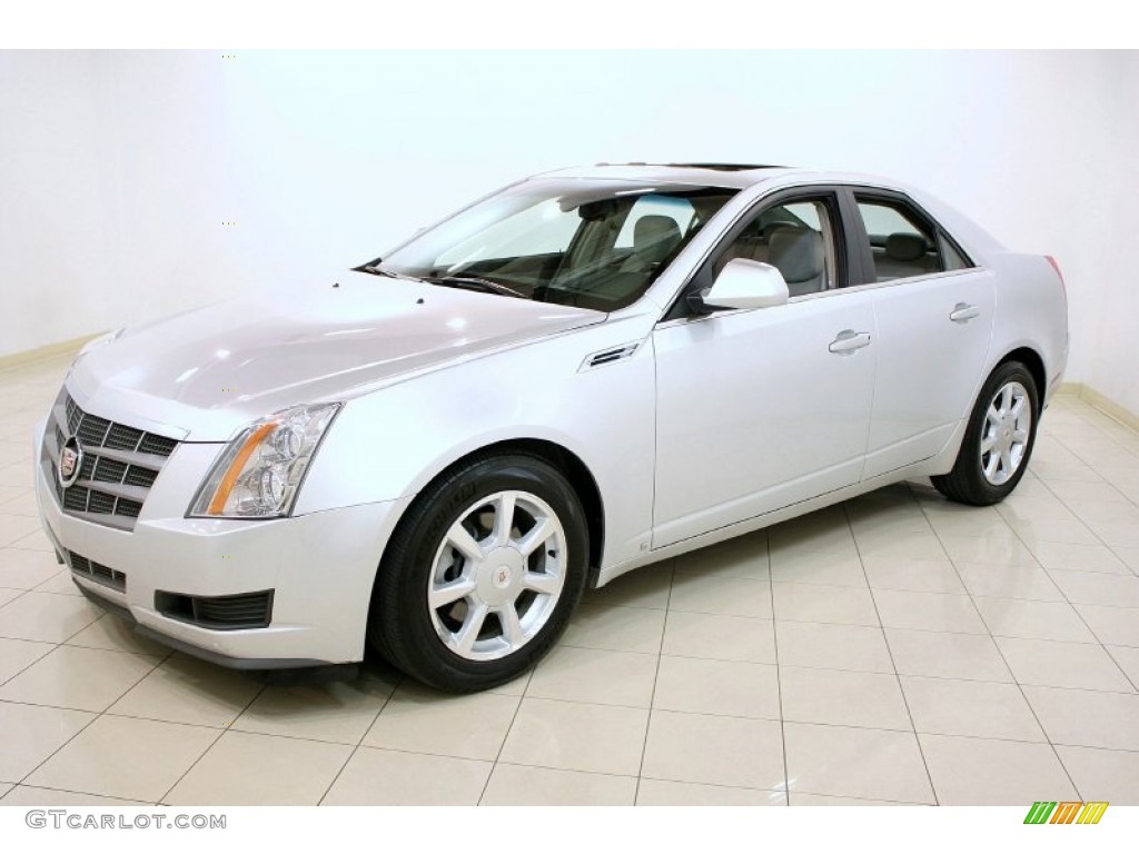 2009 CTS 4 AWD Sedan - Radiant Silver / Light Titanium/Ebony photo #3