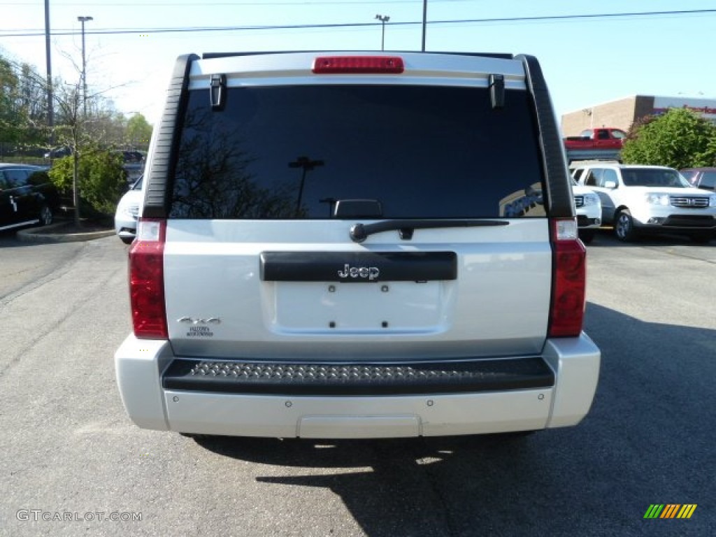 2007 Commander Sport 4x4 - Bright Silver Metallic / Medium Slate Gray photo #4