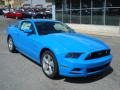 Grabber Blue 2013 Ford Mustang GT Coupe Exterior