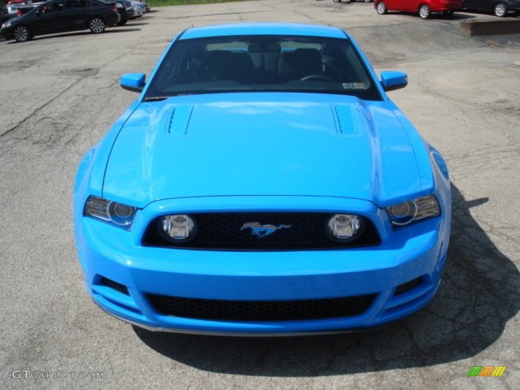 Grabber Blue 2013 Ford Mustang GT Coupe Exterior Photo #63909251