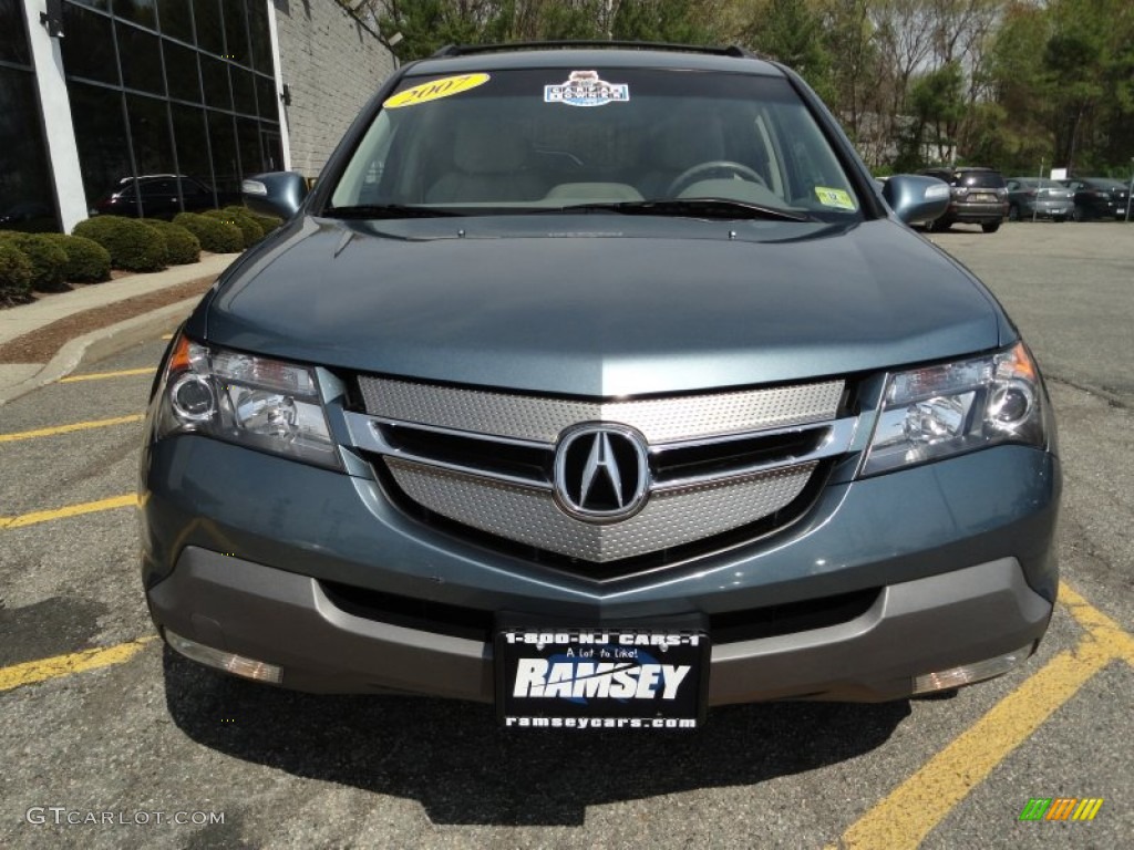 2007 MDX Sport - Steel Blue Metallic / Taupe photo #2