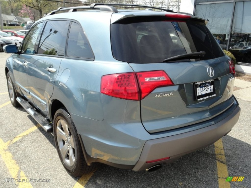 2007 MDX Sport - Steel Blue Metallic / Taupe photo #7