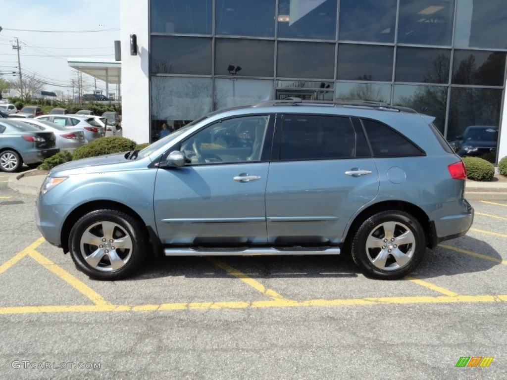 2007 MDX Sport - Steel Blue Metallic / Taupe photo #8