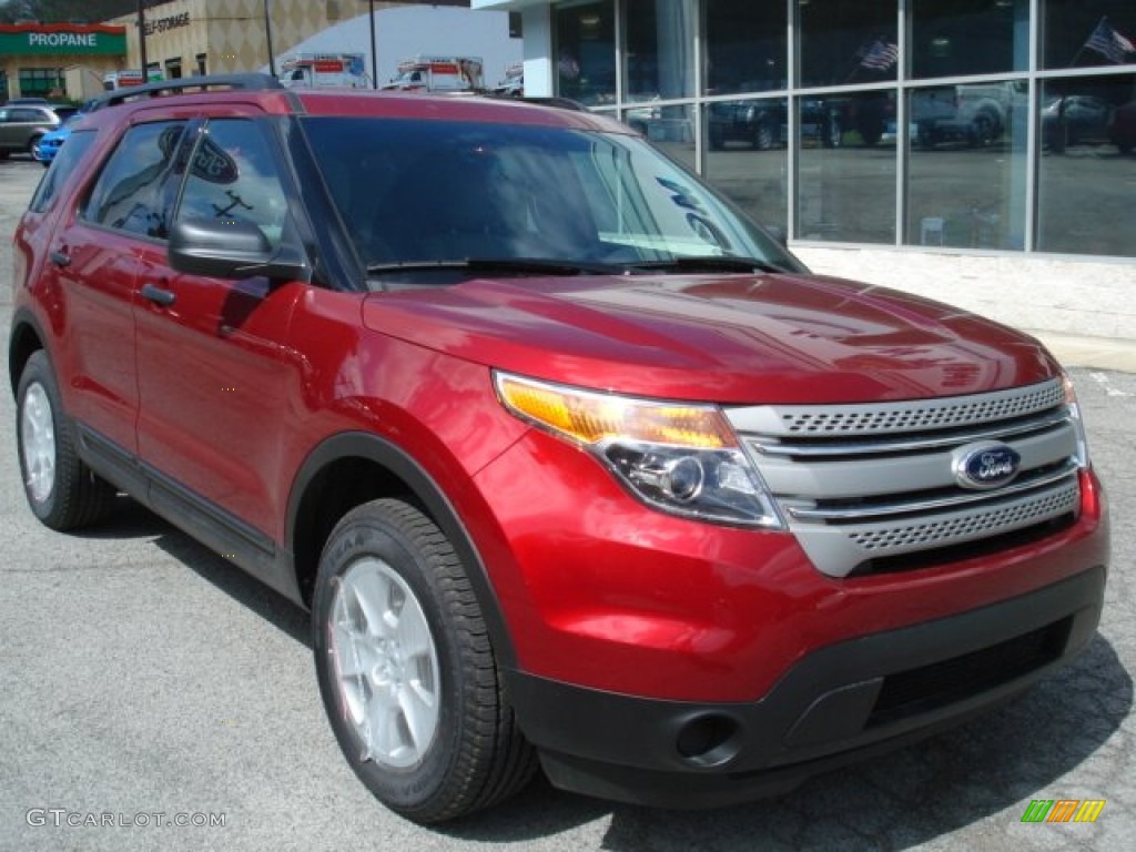 Ruby Red Metallic 2013 Ford Explorer 4WD Exterior Photo #63909359