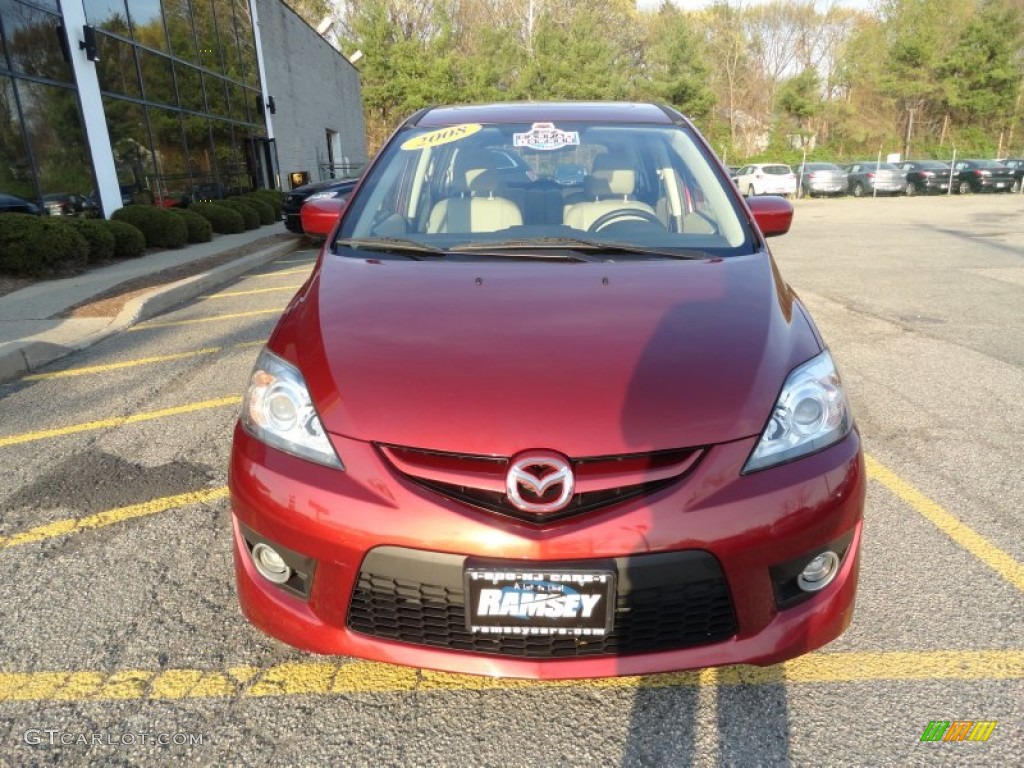 2008 MAZDA5 Touring - Copper Red / Sand photo #2