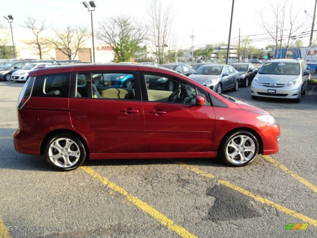 2008 MAZDA5 Touring - Copper Red / Sand photo #4