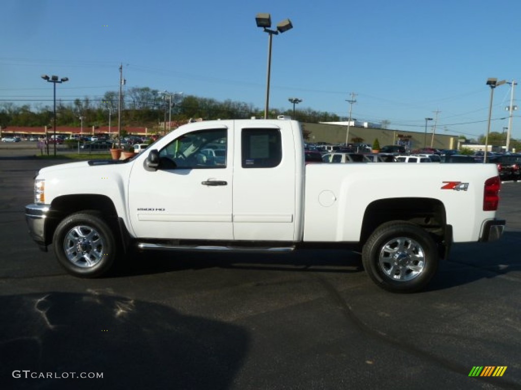 Summit White 2011 Chevrolet Silverado 2500HD LT Extended Cab 4x4 Exterior Photo #63909821
