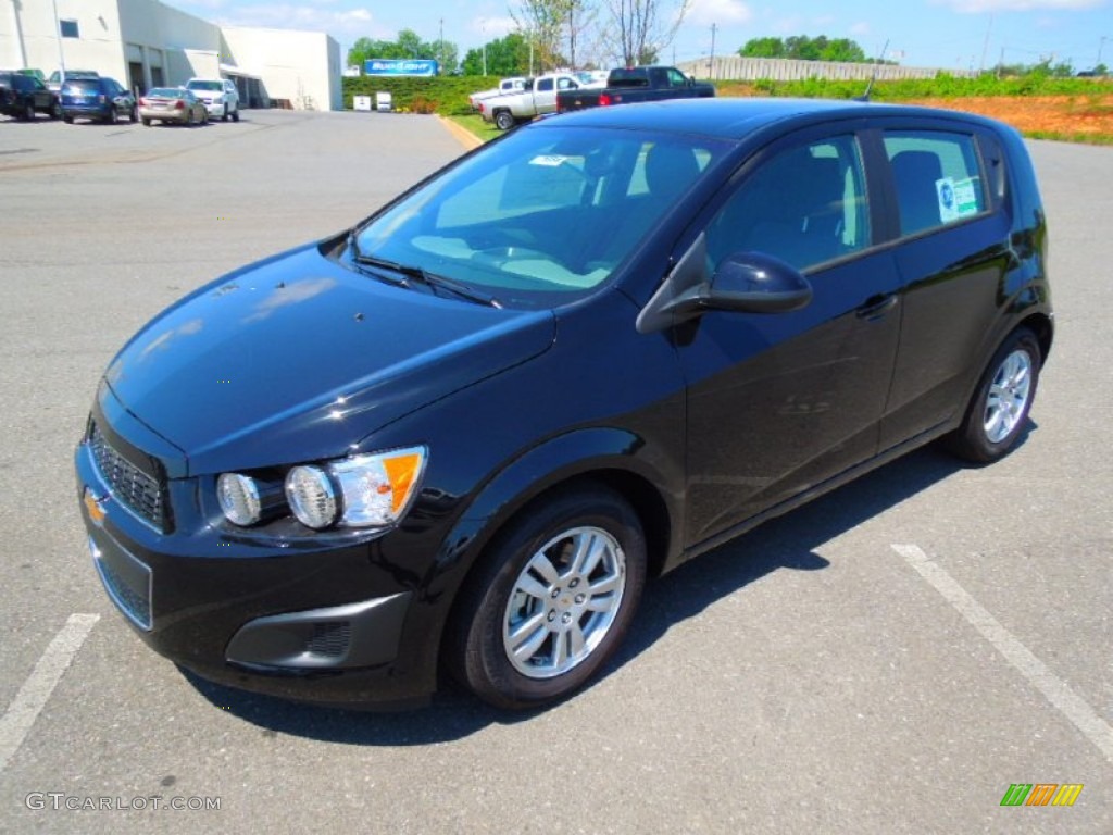 Black 2012 Chevrolet Sonic LS Hatch Exterior Photo #63910859