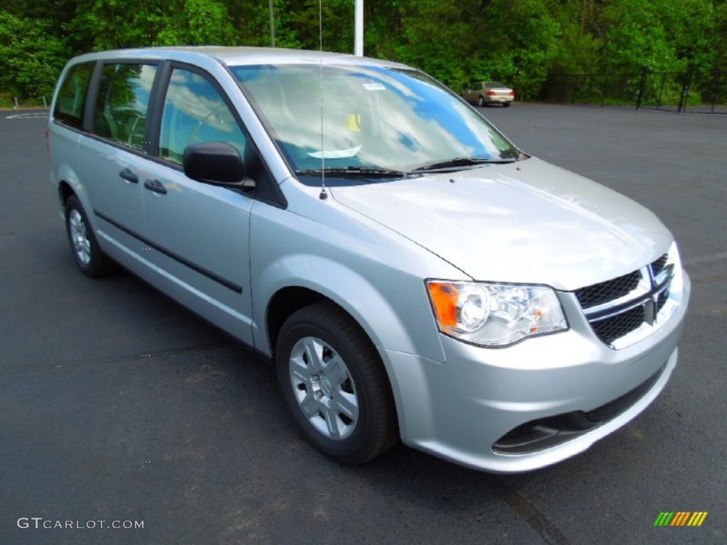 2012 Grand Caravan SE - Bright Silver Metallic / Black/Light Graystone photo #2