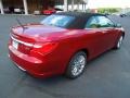 2012 Deep Cherry Red Crystal Pearl Coat Chrysler 200 Limited Convertible  photo #6