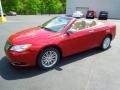 Deep Cherry Red Crystal Pearl Coat 2012 Chrysler 200 Limited Convertible Exterior