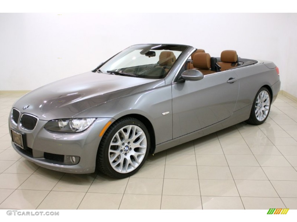 2009 3 Series 328i Convertible - Space Grey Metallic / Saddle Brown Dakota Leather photo #3