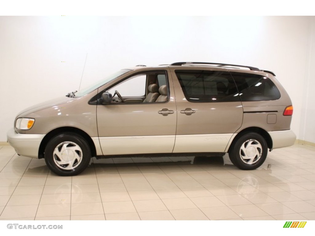 1999 Sienna XLE - Sable Pearl / Oak Beige photo #4