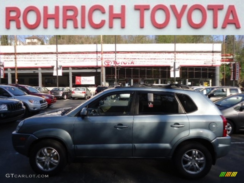 2006 Tucson Limited - Nautical Blue Metallic / Beige photo #1