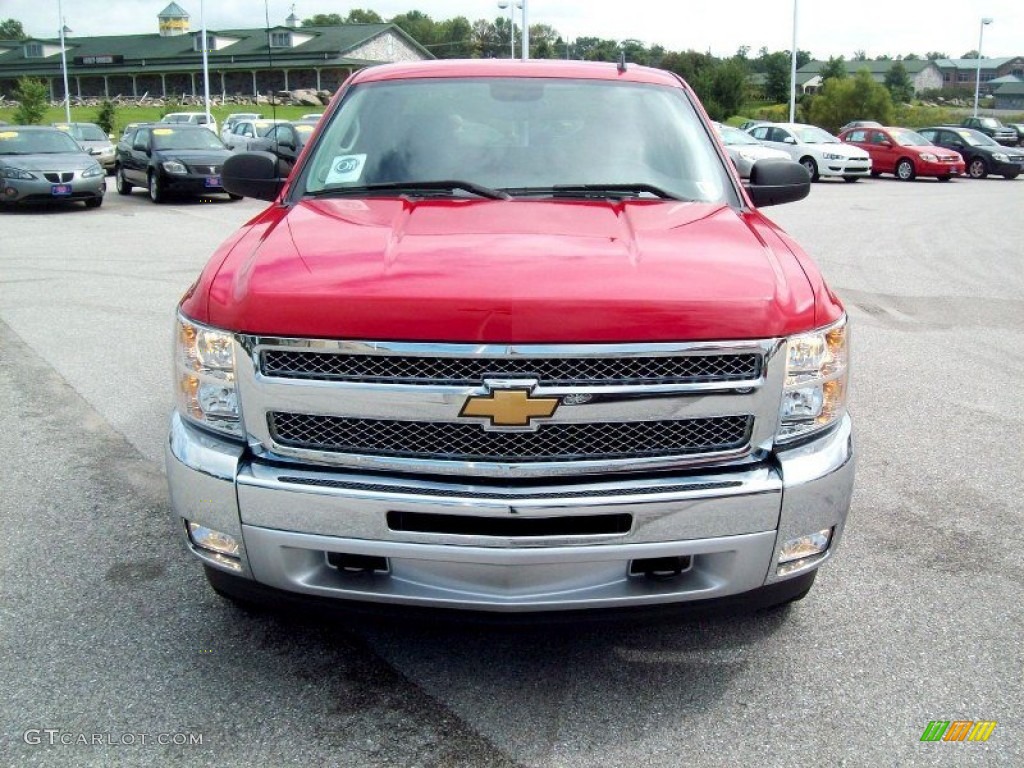 2012 Silverado 1500 LT Crew Cab 4x4 - Victory Red / Ebony photo #14