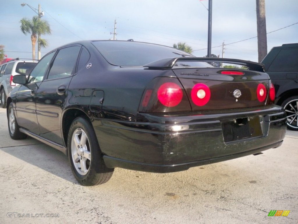 2005 Impala LS - Black / Neutral Beige photo #4