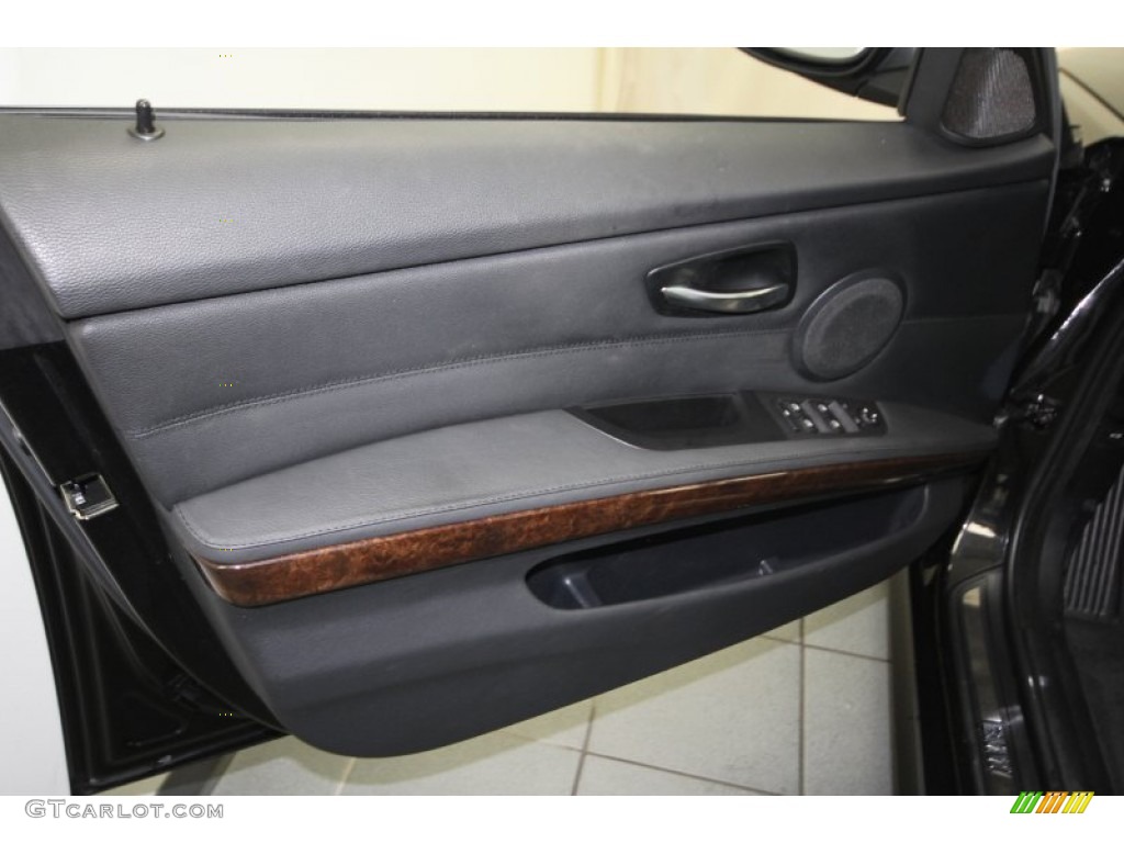2009 3 Series 328i Sedan - Black Sapphire Metallic / Black photo #15