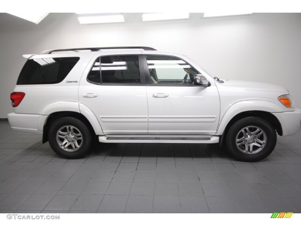 2007 Sequoia Limited - Natural White / Taupe photo #7