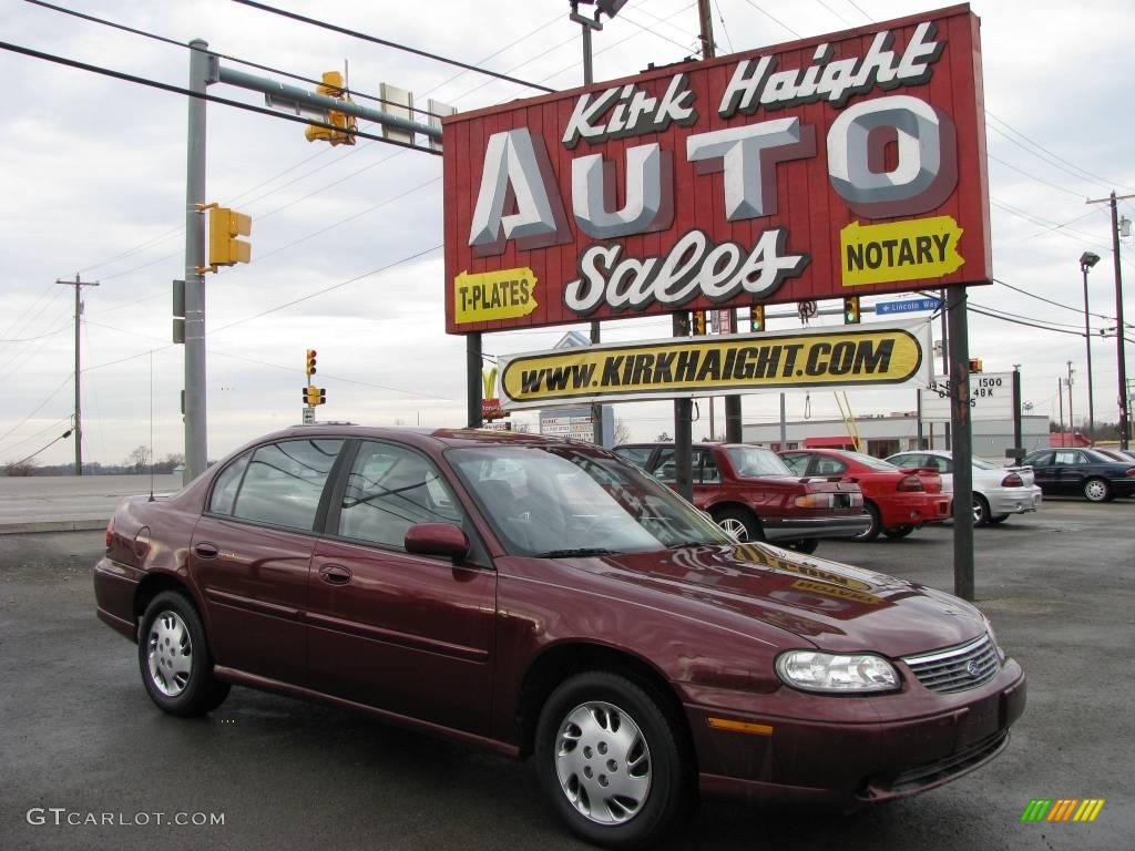 Dark Carmine Red Metallic Chevrolet Malibu