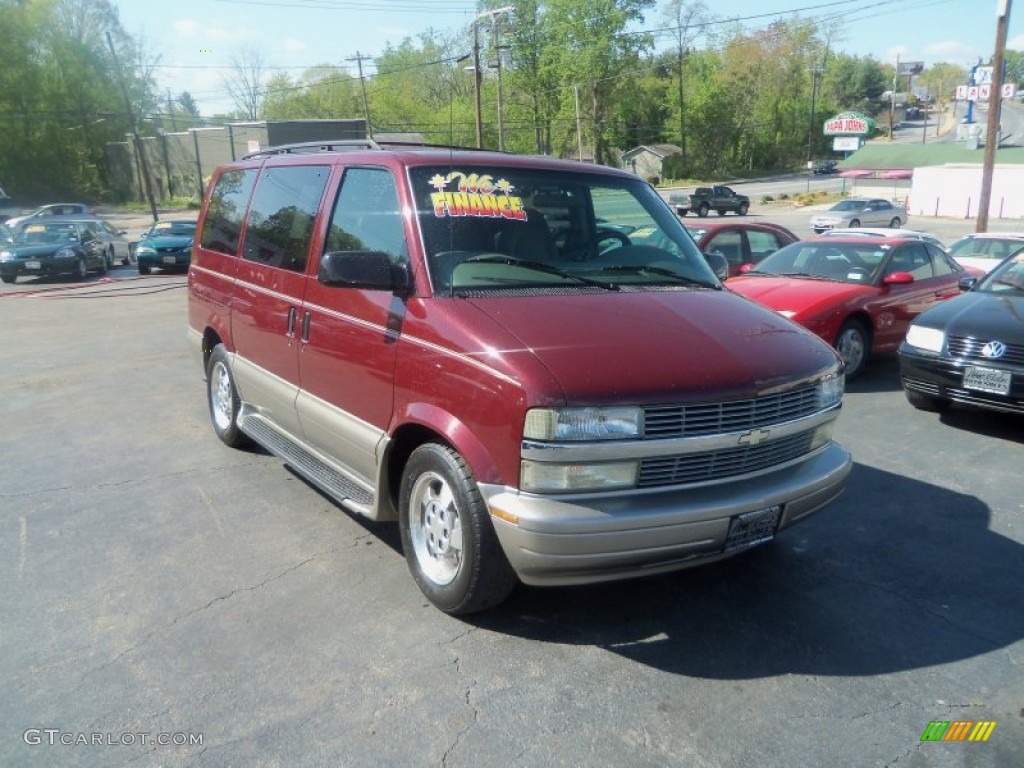 Dark Carmine Red Metallic Chevrolet Astro