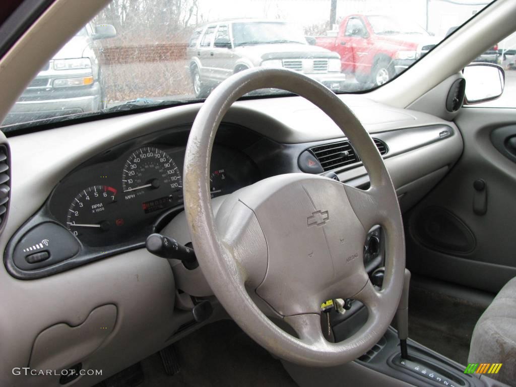 1998 Chevrolet Malibu Sedan Medum Gray Steering Wheel Photo #6391938