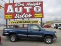 2000 Indigo Blue Metallic Chevrolet Silverado 1500 Regular Cab 4x4  photo #4