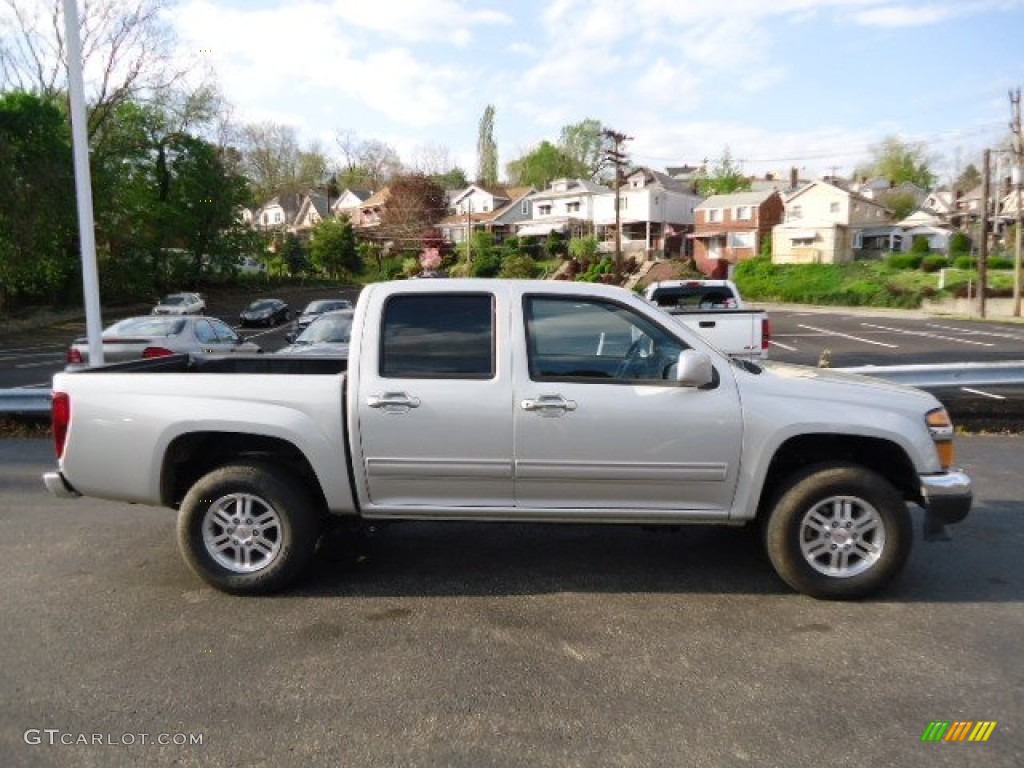 Pure Silver Metallic 2012 GMC Canyon SLE Crew Cab 4x4 Exterior Photo #63920134