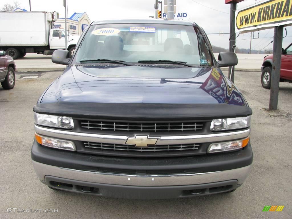 2000 Silverado 1500 Regular Cab 4x4 - Indigo Blue Metallic / Graphite photo #10