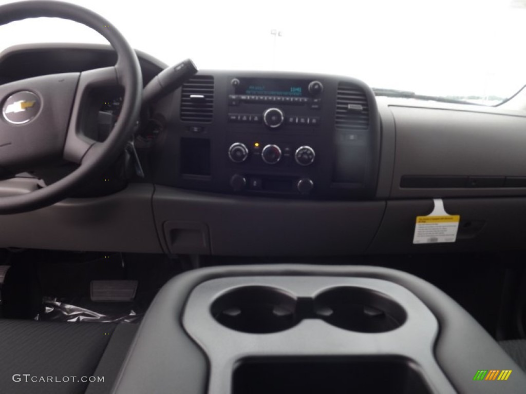 2012 Silverado 1500 LS Extended Cab - Graystone Metallic / Dark Titanium photo #10