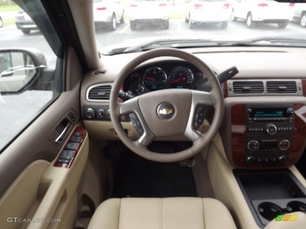 2012 Silverado 1500 LTZ Crew Cab 4x4 - Mocha Steel Metallic / Light Cashmere/Dark Cashmere photo #9