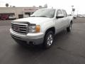 2012 Quicksilver Metallic GMC Sierra 1500 SLT Crew Cab 4x4  photo #1