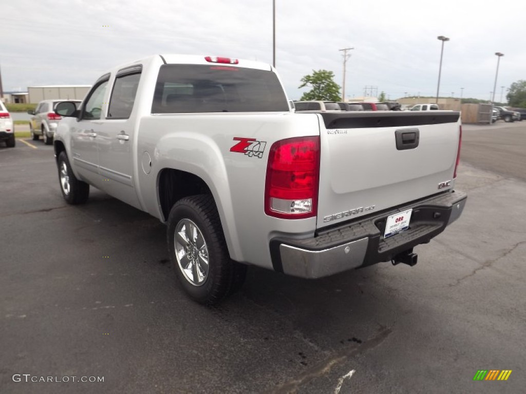 2012 Sierra 1500 SLT Crew Cab 4x4 - Quicksilver Metallic / Dark Titanium/Light Titanium photo #7