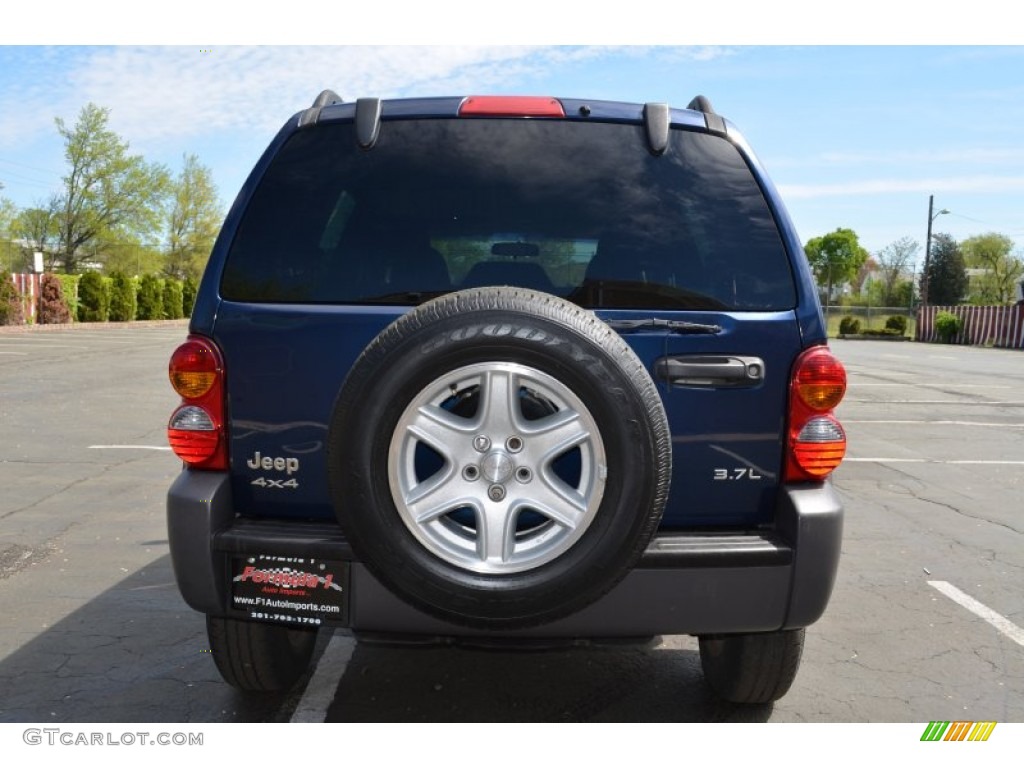 2002 Liberty Sport 4x4 - Patriot Blue Pearlcoat / Dark Slate Gray photo #9