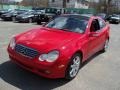 2002 Magma Red Mercedes-Benz C 230 Kompressor Coupe  photo #2