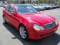 2002 Magma Red Mercedes-Benz C 230 Kompressor Coupe  photo #3