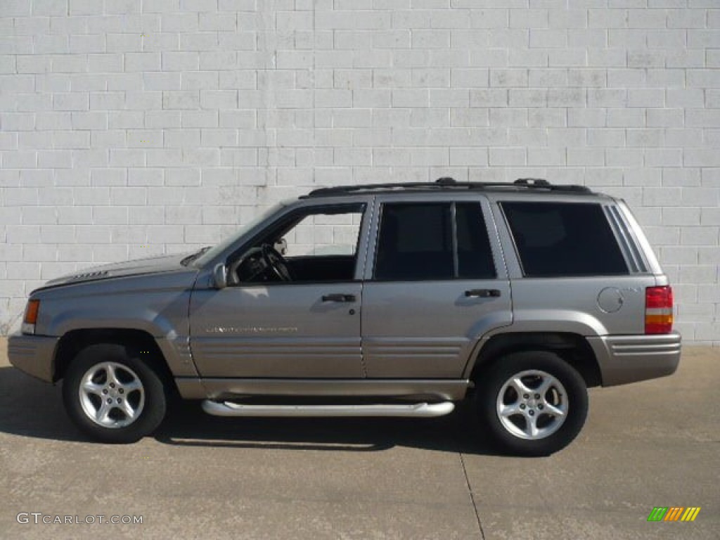 1998 Grand Cherokee 5.9 Limited 4x4 - Light Driftwood Satin Glow / Black photo #2
