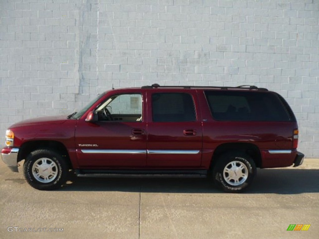 2002 Yukon XL SLT 4x4 - Garnet Red Metallic / Neutral/Shale photo #1