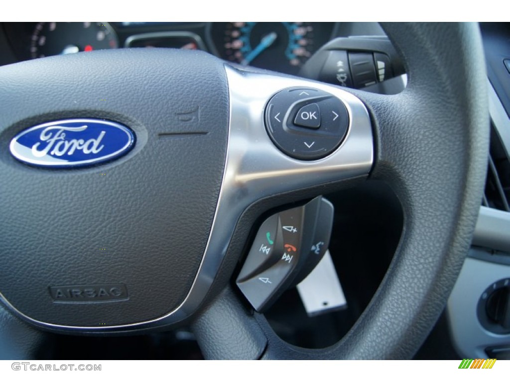 2012 Focus SE 5-Door - Ingot Silver Metallic / Charcoal Black photo #25