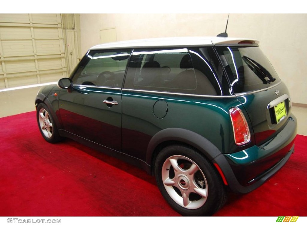 2006 Cooper Hardtop - British Racing Green Metallic / Space Gray/Panther Black photo #4