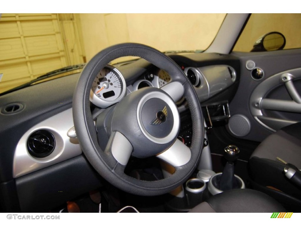 2006 Cooper Hardtop - British Racing Green Metallic / Space Gray/Panther Black photo #11