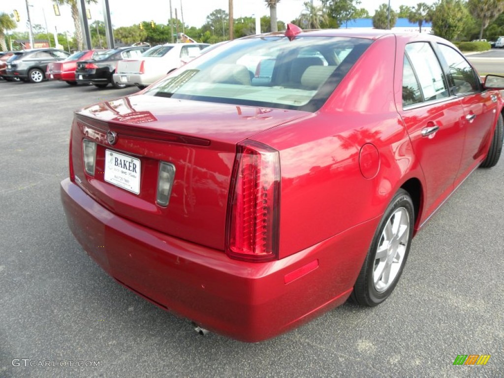 2011 STS V6 Luxury - Crystal Red Tintcoat / Cashmere/Dark Cashmere photo #14