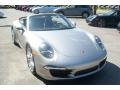 2012 Platinum Silver Metallic Porsche 911 Carrera S Cabriolet  photo #4